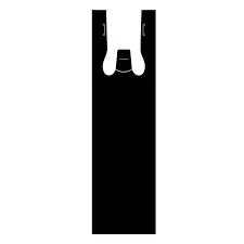 1 Bottle Plastic Bag (Black)