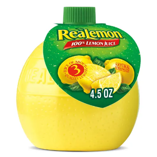 [RLMN45] Realemon 100% Lemon Juice 4.5 fl.oz. 24/cs